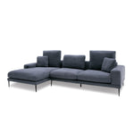 Corwith - Modern Blue Fabric Left Facing Sectional Sofa by VIG Furniture - View 2
