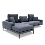 Corwith - Modern Blue Fabric Left Facing Sectional Sofa by VIG Furniture - View 3