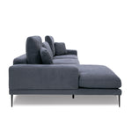Corwith - Modern Blue Fabric Left Facing Sectional Sofa by VIG Furniture - View 4