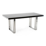 Courtland Modern Stainless Steel Dining Table by VIG Furniture - View 1