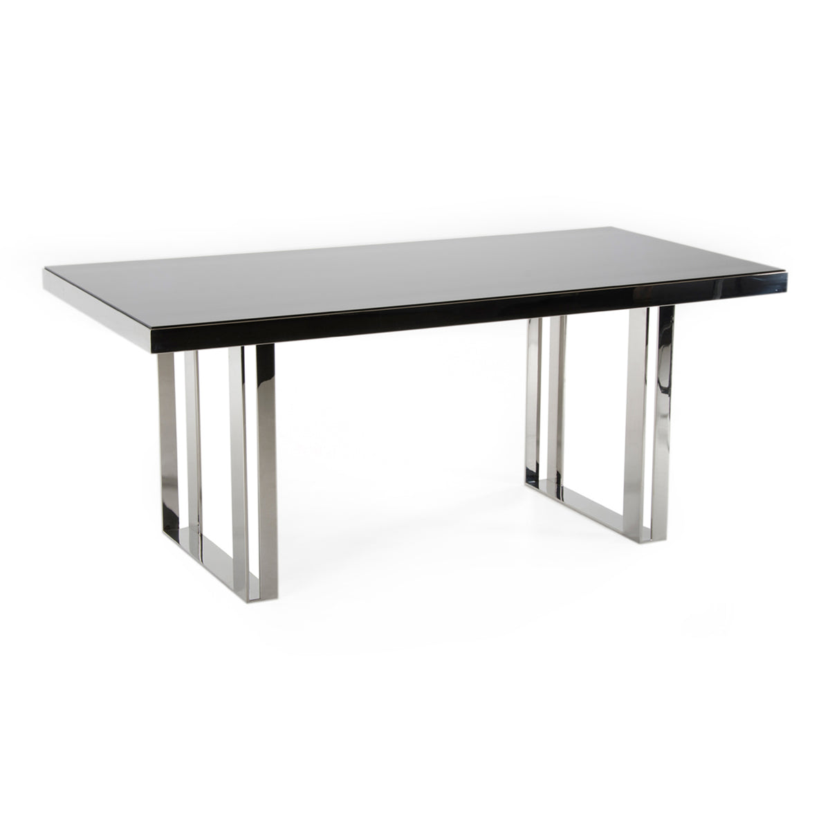 Courtland Modern Stainless Steel Dining Table by VIG Furniture - View 1