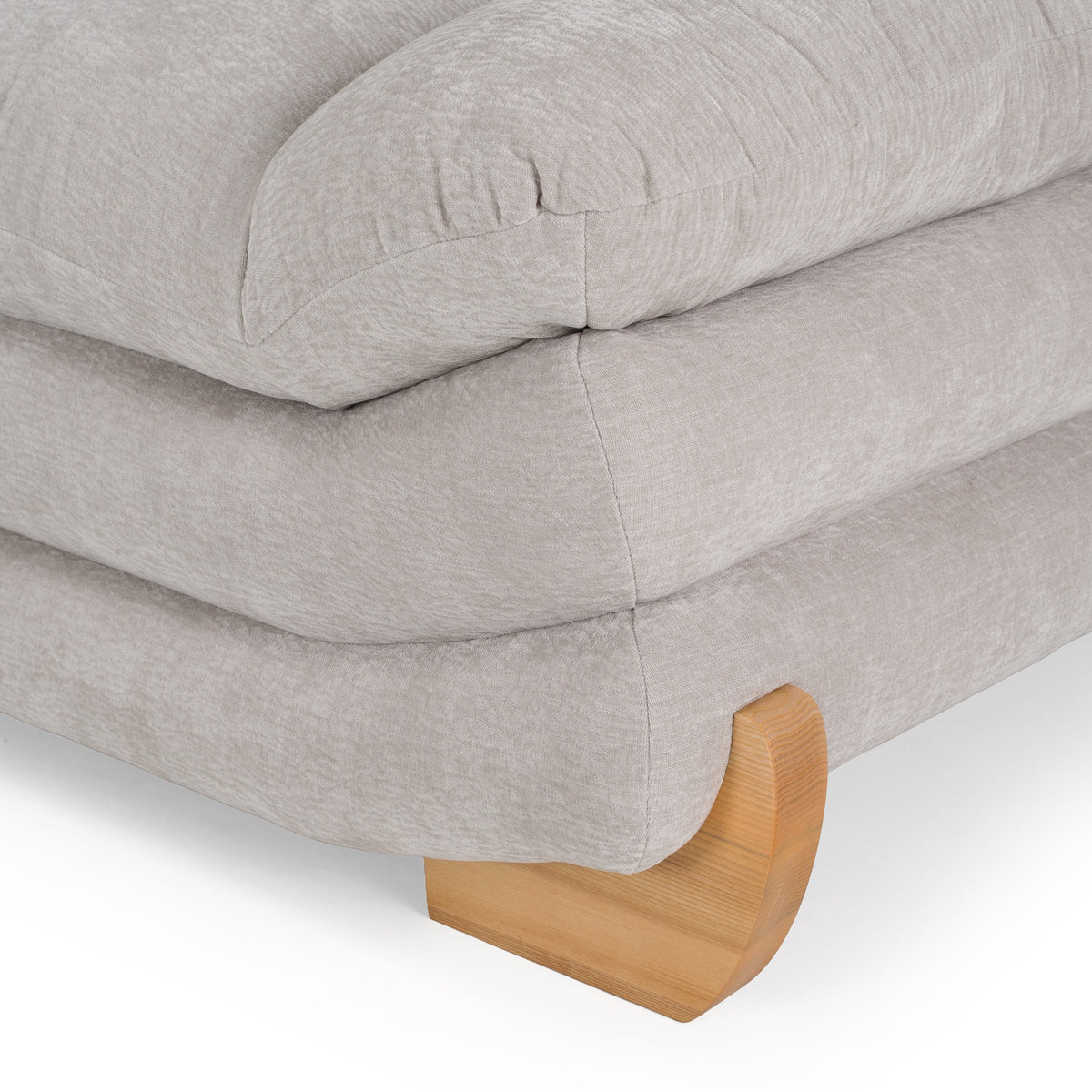 Crockett - Modern Light Grey Fabric Sectional Sofa by VIG Furniture - View 6