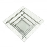 Upton Modern Square Glass Coffee Table by VIG Furniture - View 2