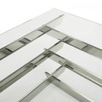 Upton Modern Square Glass Coffee Table by VIG Furniture - View 3