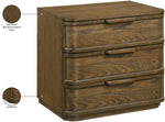 Tiberio - Oak Veneer And Solid Wood Nightstand