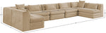 Stellar - 7 Piece Chenille Fabric Upholstered Modular Sectional