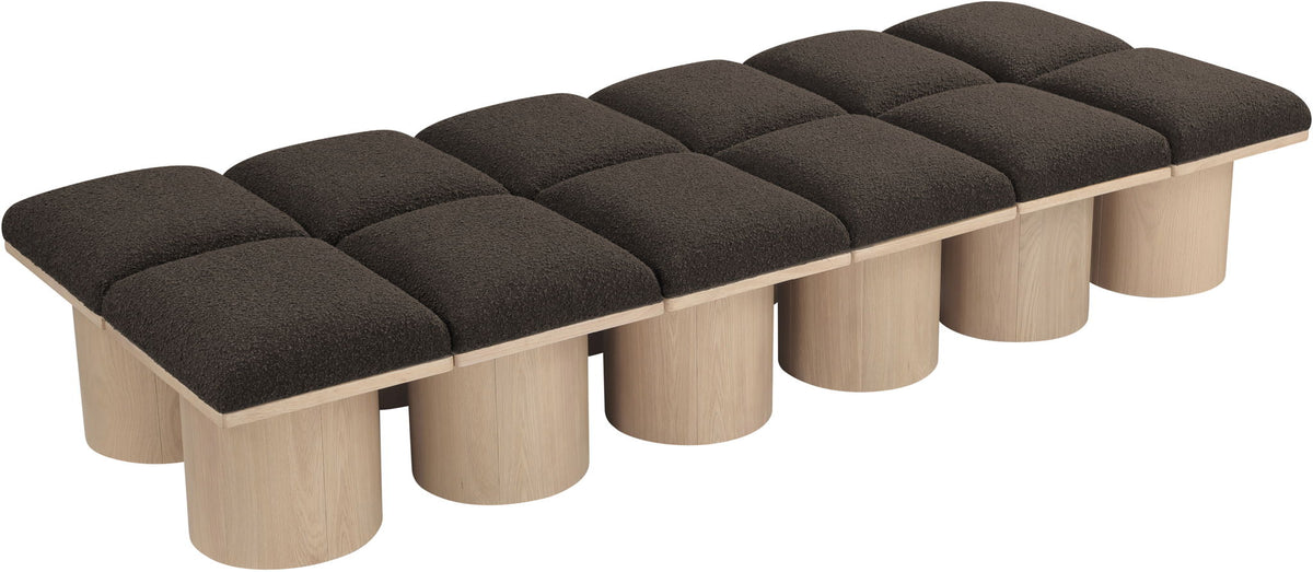 Pavilion - 12 Piece Modular Bench With Natural Base