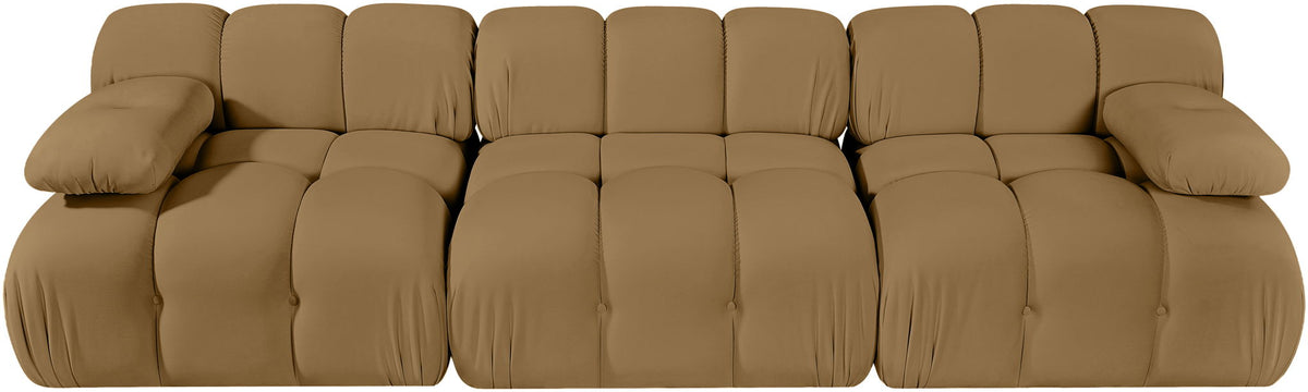 Orin - Velvet 3 Piece Modular Sofa