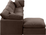 Indulge - Velvet 5 Piece Modular Sectional With Chaise