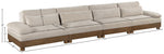 Turin - Chenille Fabric Upholstered Modular Sectional - Taupe
