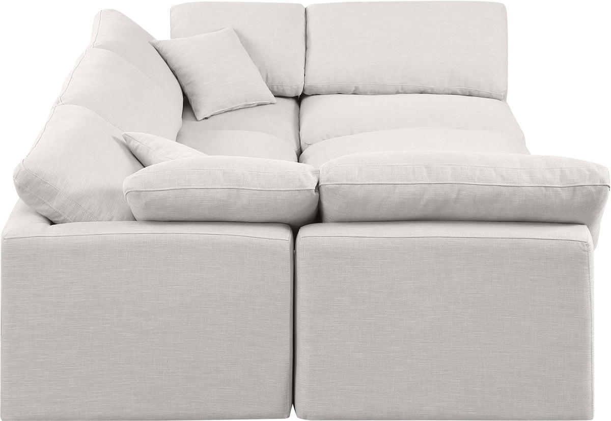 Indulge - Linen 6 Piece Modular Sectional
