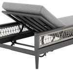 Zella - Outdoor Patio Chaise Lounge Chair - Gray / Earl Gray