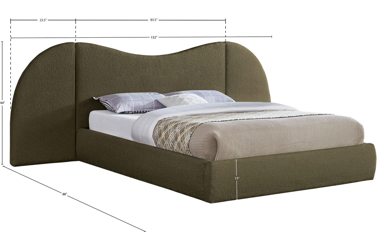 Everest - Boucle Fabric Bed