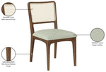 Atrium - Upholstered Seat Dining Chair With Brushed Brown Base (Set of 2)