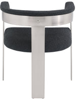 Romeo - Boucle Dining Chair With Silver Base (Set of 2)