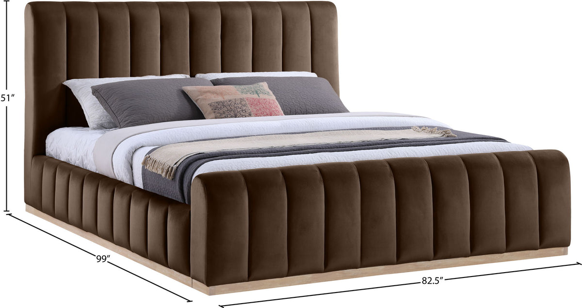 Amara - Velvet Bed