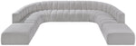 Arc - Boucle Fabric Modular Sectional