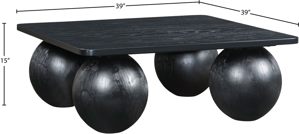 Fitch - Oak Veneer Coffee Table - 4 Legs