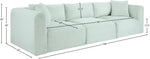 Shaggy - 3 Seat Modular Sofa