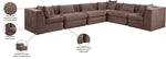 Stellar - 6 Piece Upholstered Modular Sectional