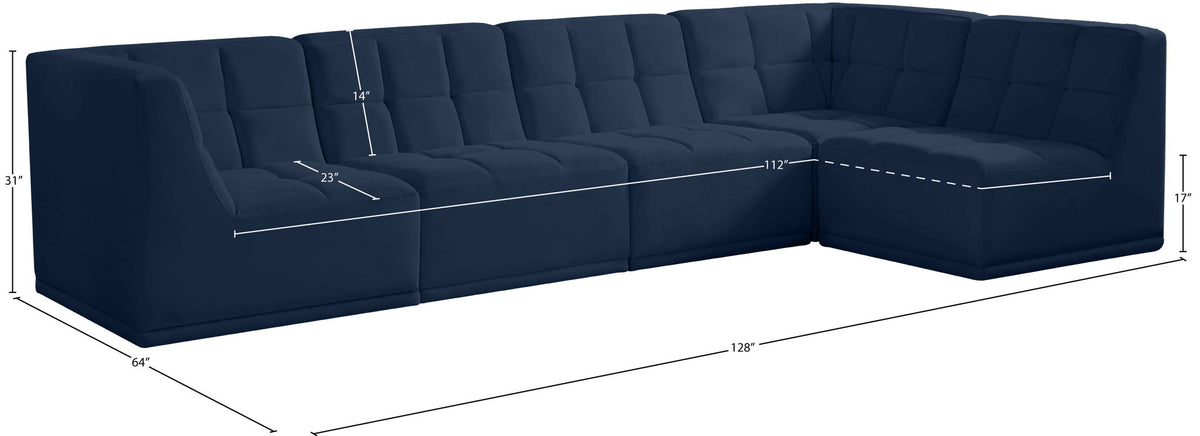 Relax - 5 Piece Modular Sectional