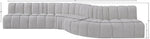 Arc - Boucle Fabric 7 Piece Modular Sofa