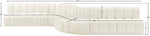 Arc - Velvet 8 Piece Curved Modular Sofa