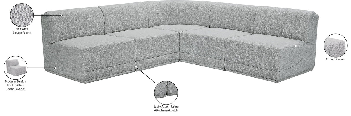 Ollie - 5 Piece Modular Sectional