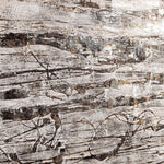 Scribbles - Hand Painted Canvas - Black / Brown / Gray