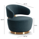 Austin - Recycled Fabric Swivel Chair