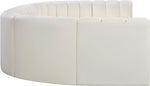 Arc - Faux Leather Modular U-Shaped Sectional