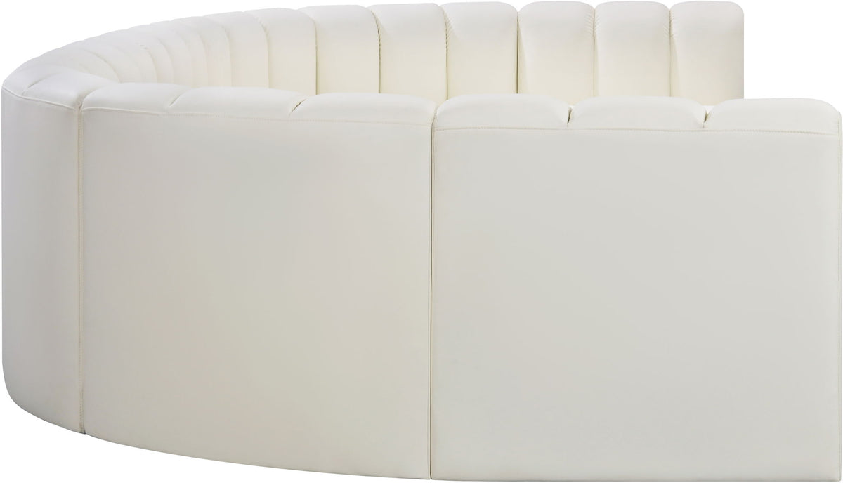Arc - Faux Leather Modular U-Shaped Sectional