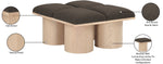 Pavilion - 4 Piece Modular Bench With Natural Base