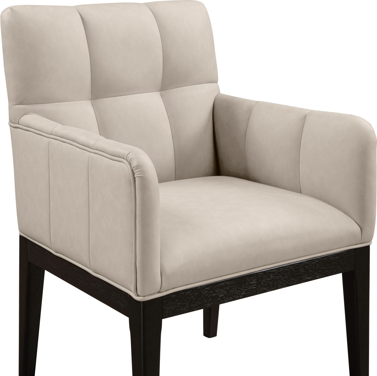 Adrian - Dining Arm Chair (Set of 2) - Black Legs