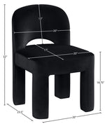 Celine - Velvet Performance Fabric Upholstered Dining Chair (Set of 2)