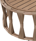 San Pietro - Aluminum Outdoor Patio Coffee Table - Natural