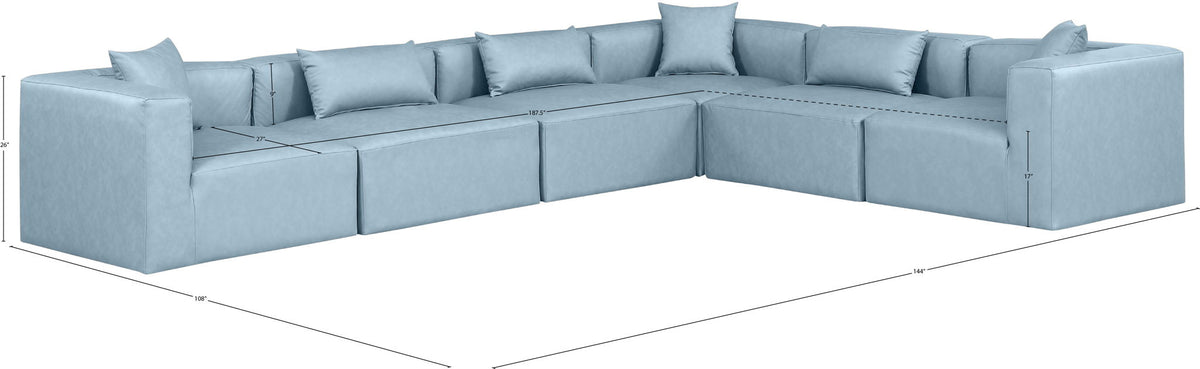 Cube - 6 Piece Modular Corner Sectional
