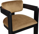 Sacha - Velvet Dining Chair With Black Base (Set of 2)