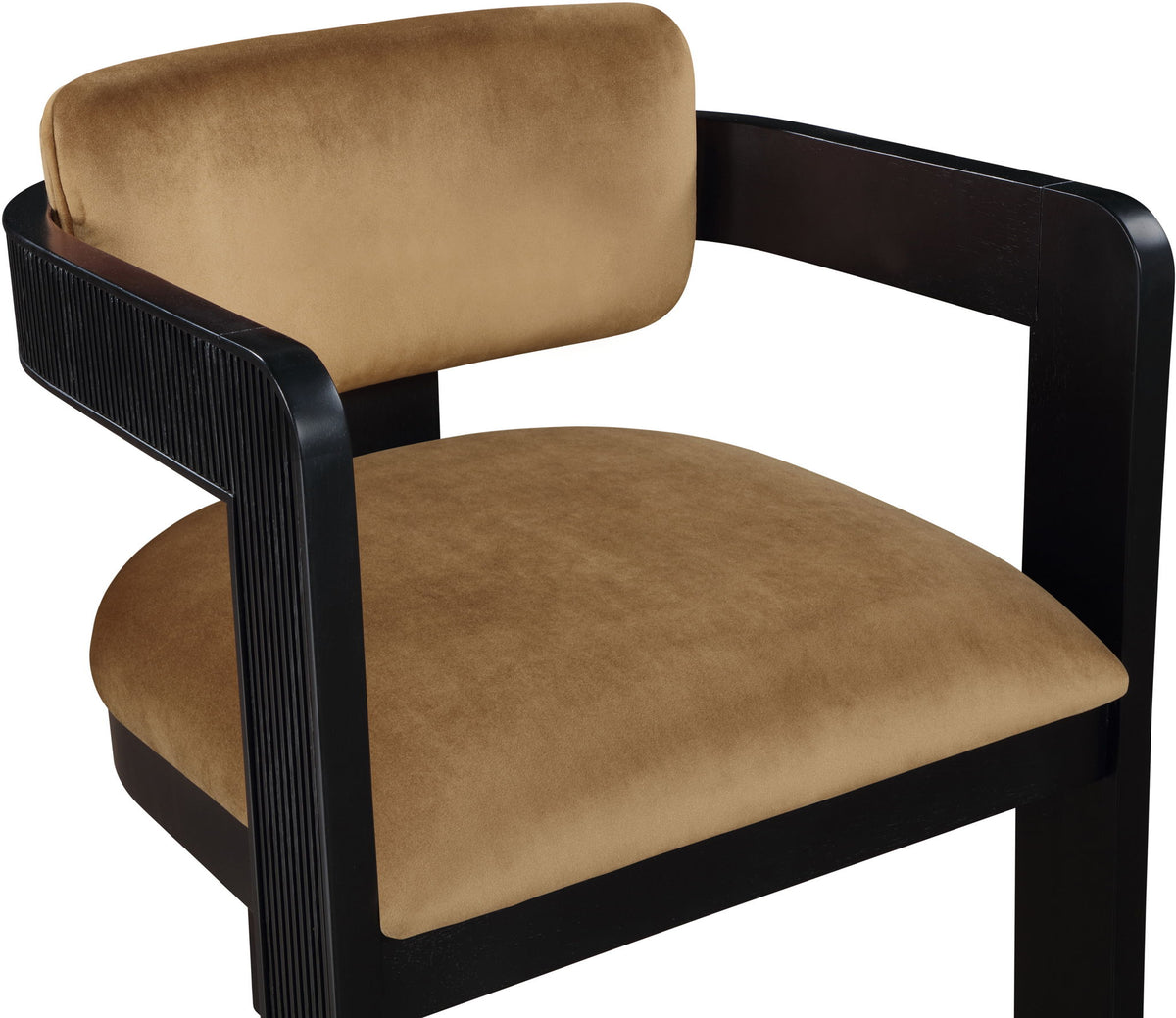 Sacha - Velvet Dining Chair With Black Base (Set of 2)