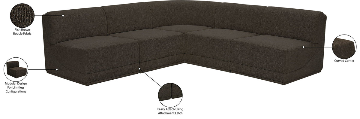Ollie - 5 Piece Modular Sectional