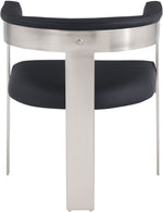 Romeo - Faux Leather Dining Chair With Silver Base (Set of 2)