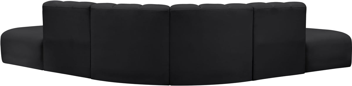 Arc - Faux Leather 6 Piece Corner Modular Sofa