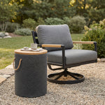 Beban - Outdoor Side Table - Natural / Black