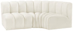 Arc - Velvet 3 Piece Sofa