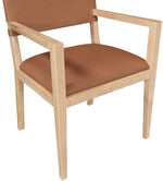 Avon - Vegan Leather Dining Arm Chair