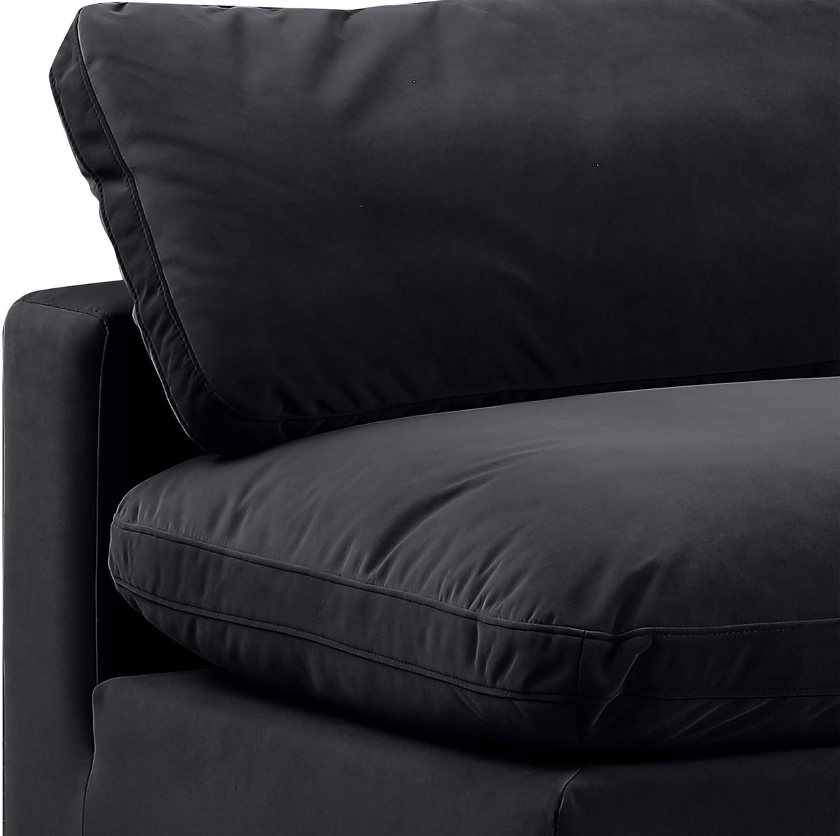Comfy - 7 Piece Velvet Modular Corner Sectional