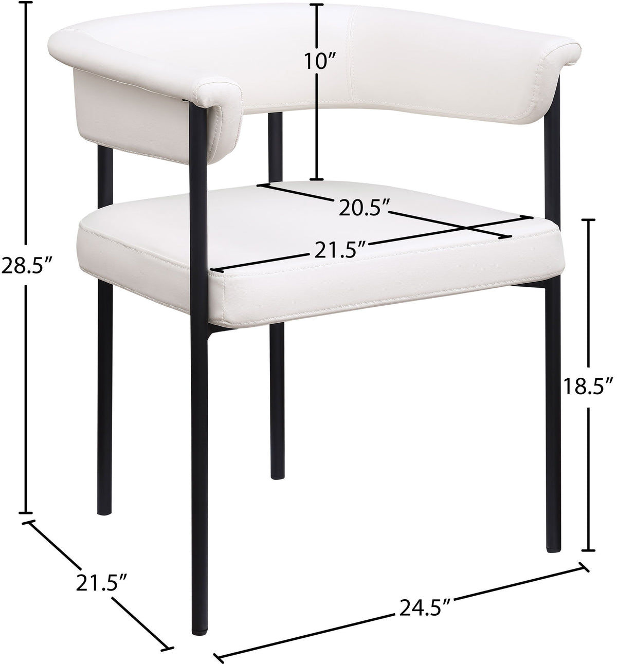 Malin - Faux Leather Dining Chair (Set of 2)