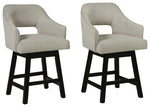 Tallenger - Upholstered Swivel Barstool (Set of 2)