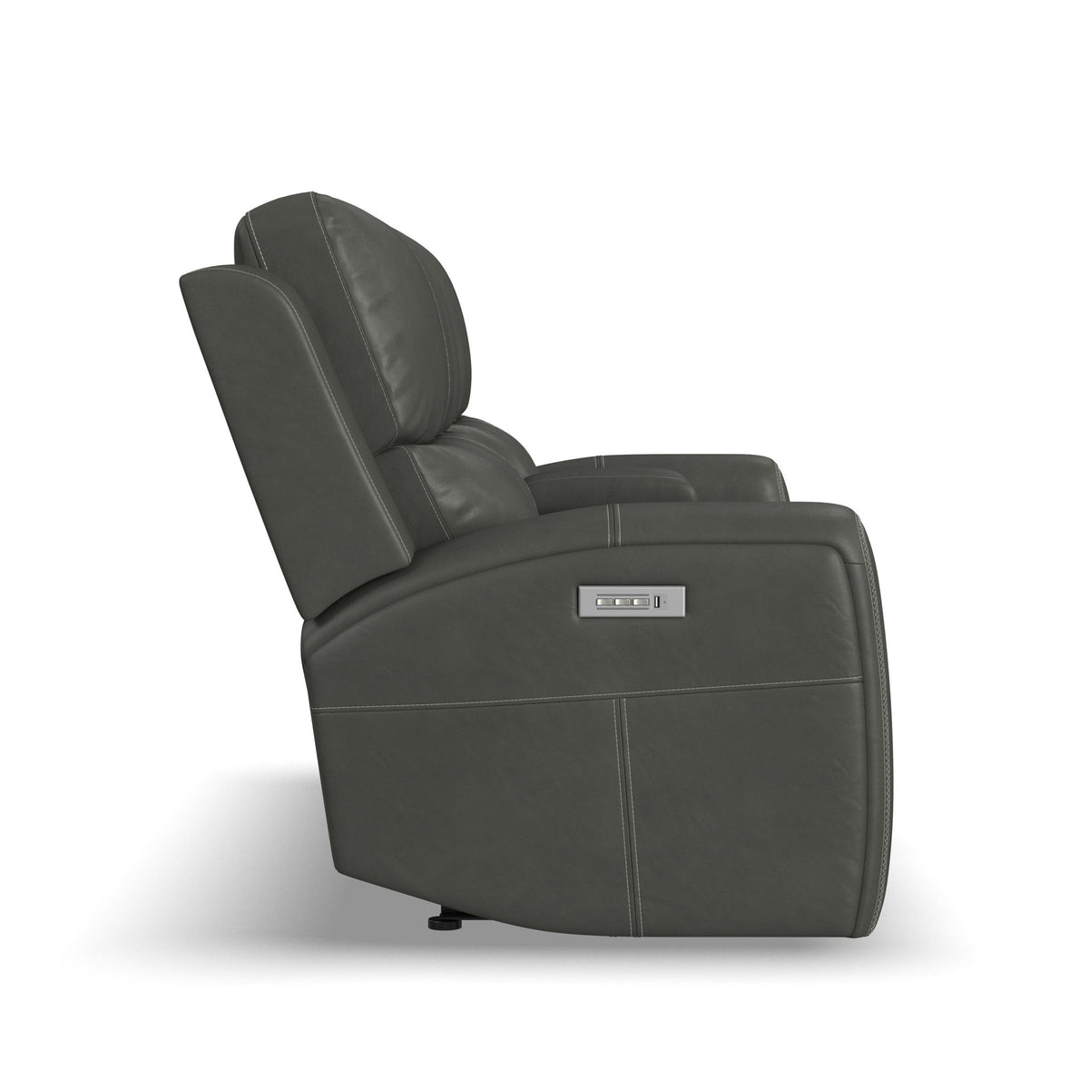 Linden - Power Reclining Loveseat With Console & Power Headrests & Lumbar
