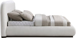 Vaughn - Chenille Bed With Black Base